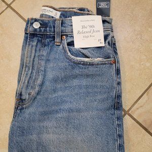 Abercrombie and Fitch High Rise 90's Relaxed Jean Size 4R